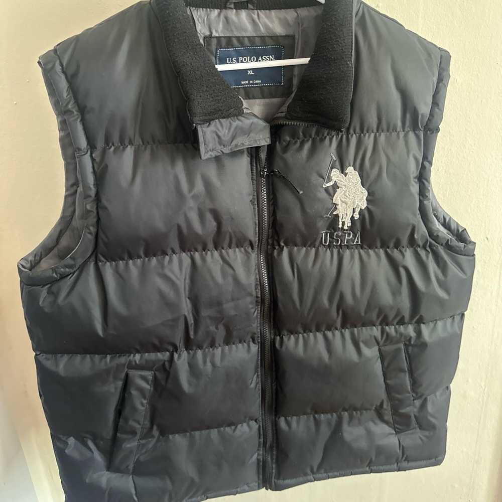 U.S. Polo Assn. Black Puffer Vest